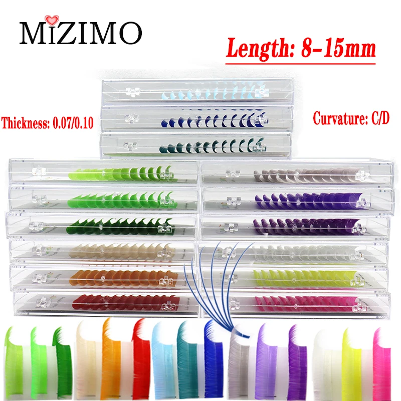 Grafting Eyelash 8-15mm Artificial Mink Hair Personalized Eyelash Extension Tool