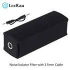 Акустическая линия LccKaa 3,5 мм Aux аудио шумоподавляющий фильтр заземляющая петля шумоизолятор устранение для автомобильной стереосистемы домашняя стереосистема