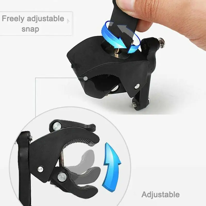 Plastic Bicycle Water Bottle Cage Holder Cycling Handlebar Accessories For Bike Universal Clamp Riding Rack Mount B4B4 | Спорт и