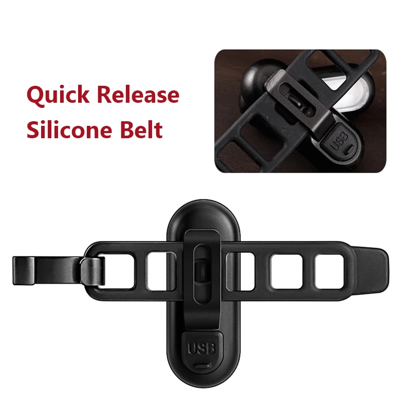 Задний светодиодный фонарь для велосипеда предупреждающий зарядка через USB