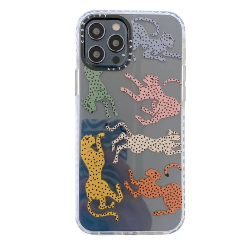 

Instagram funny animal leopard shockproof Soft Silicon phone Case for iphone 7 8 X XS XR MAX 11 Pro Plus creative women cover