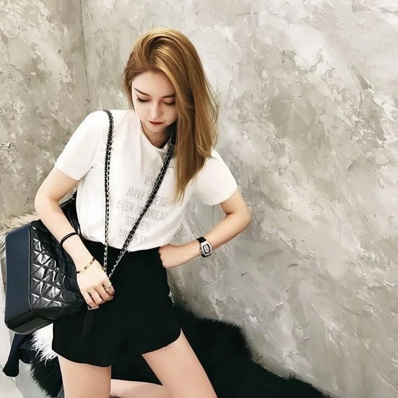 2023 Women's Sexy Stretch High Waist Bodycon Slim  Black Shorts Summer New All-match Skinny Hot Pant Women Y626
