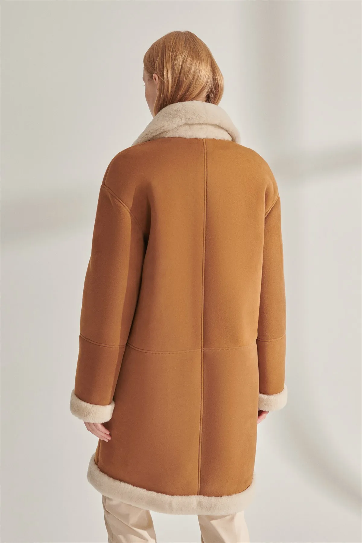 Genuine Fur Coats Women Brown Leather Jackets Sheepskin Montlar Winter Warm Natural Wool Parkas New Year Fashion