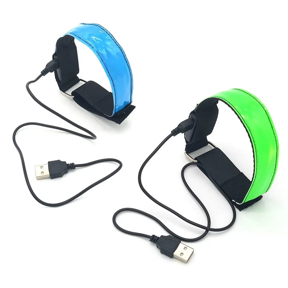 

Hand Strap Wristband LED Safety Reflective Light Shine Flash Glowing Luminous Armband Arm Belt Band Wrist Support ED-shipping