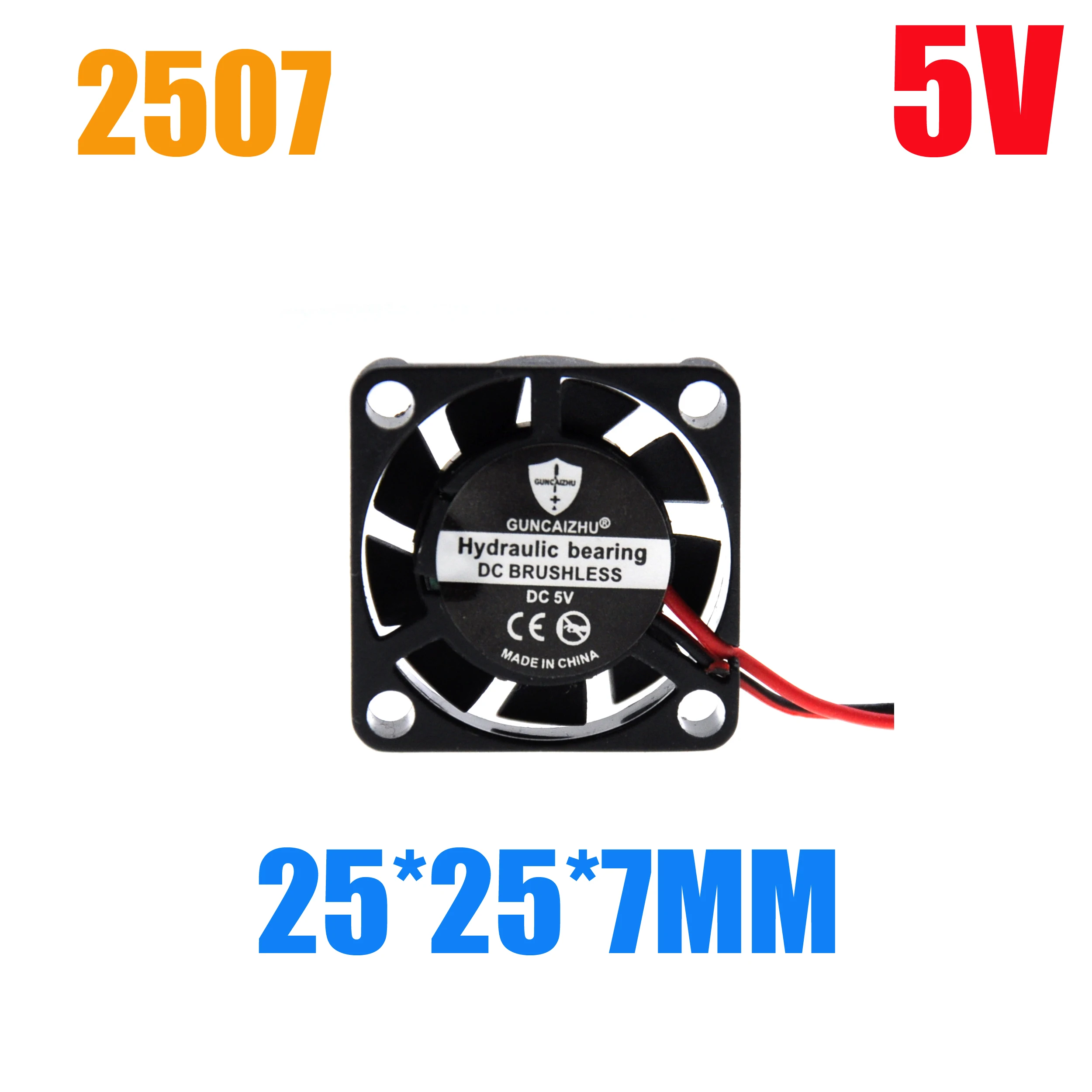 Детали для 3D-принтера 2 см 3 4 5 6 2507 2510 3010 4010 5015 6010 охлаждающий вентилятор В 12 24