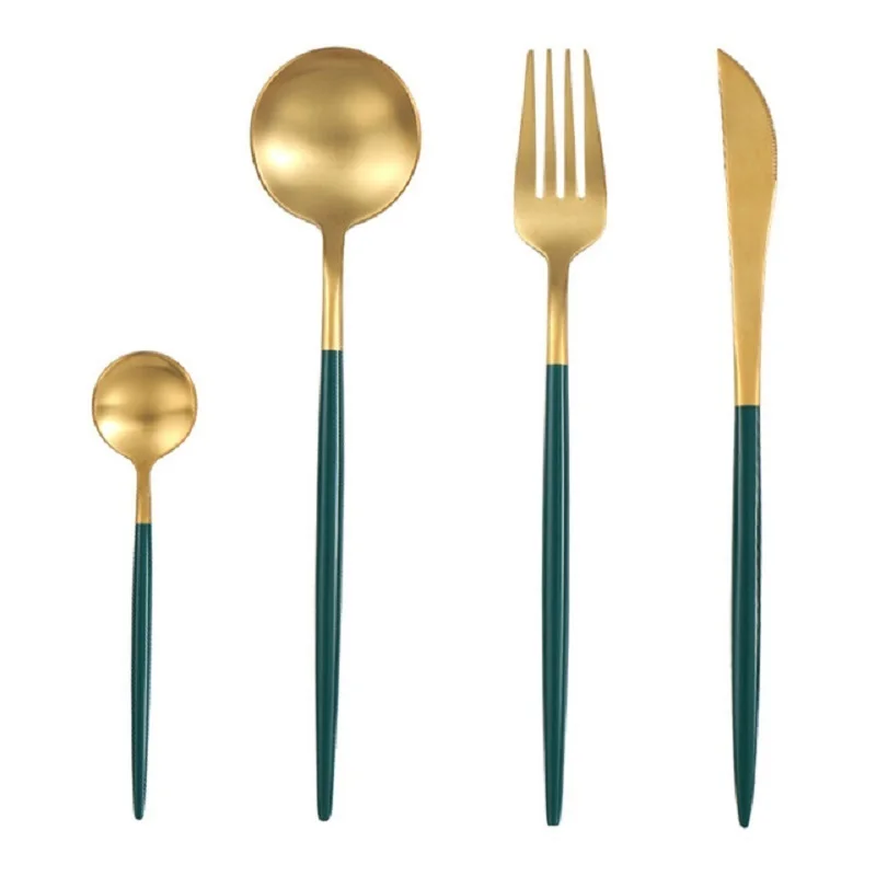 Набор столовой посуды из нержавеющей стали 304|Столовые сервизы| |