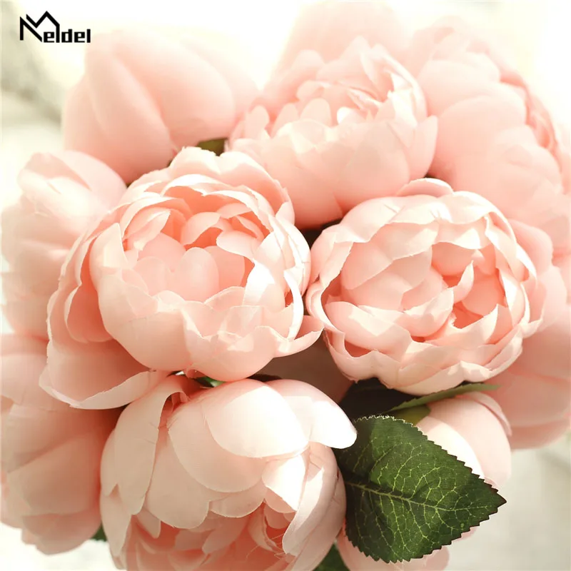 Букет невесты Meldel искусственный цветок Розовый пион сделай сам украшение для