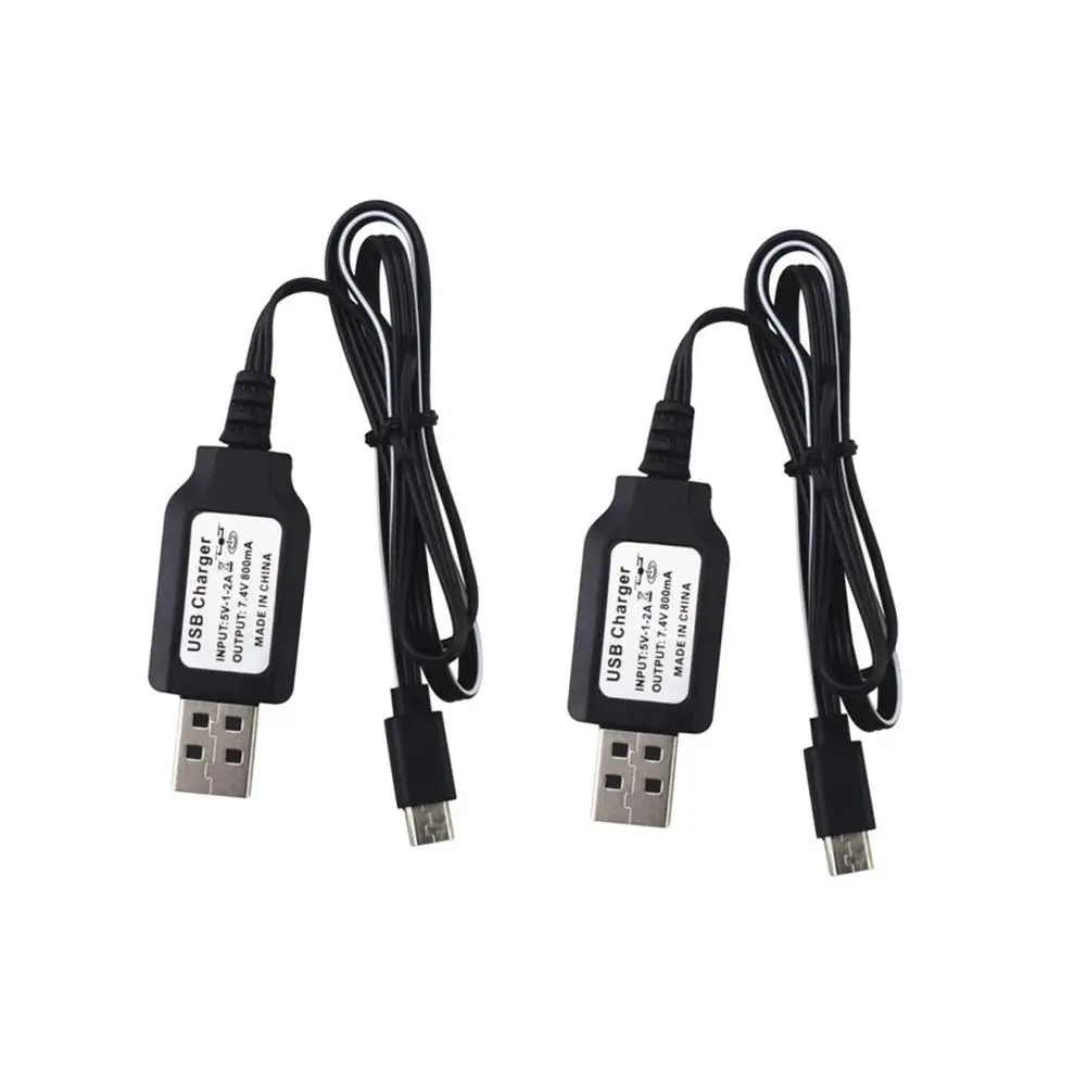 

Зарядный Usb-кабель 7,4 В для складного квадрокоптера Sp500 S166 S167, запасные части, зарядное устройство для литиевой батареи дрона с дистанционным...