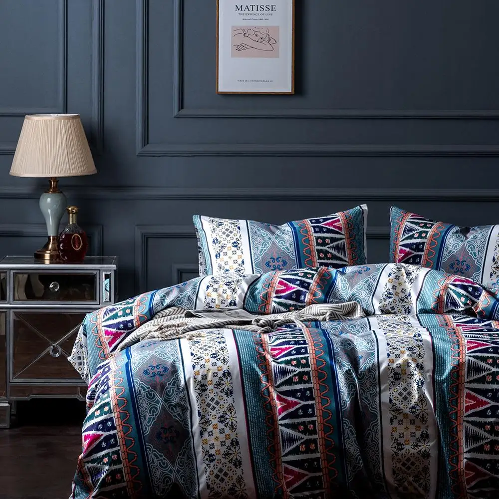 Домашний текстиль набор пододеяльников наволочки мягкое постельное белье из