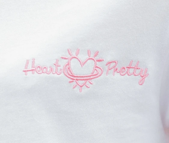 

Women's Tshirt Ladies Clothes Summer Embroidery Letters Love T-shirt Korean Students Female Kawaii Cute Tee and Top for Women