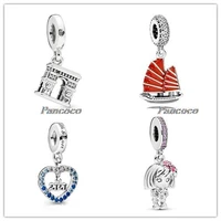 925 sterling silver charm vintage 2020 new year dangle charm beads fit women pandora bracelet necklace jewelry