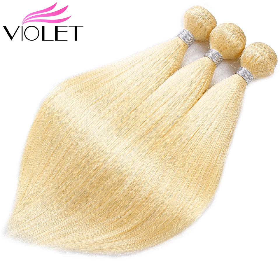 Чистый 613 светлые волосы бразильские локоны Weave bundle s прямой 1 bundle Remy человеческих волос расширения 10-24 дюйм(ов) ов