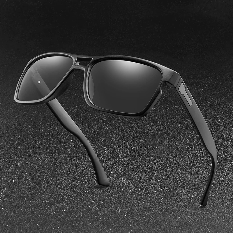 Мужские солнцезащитные очки MVBBFJR квадратные поляризационные зеркальные для