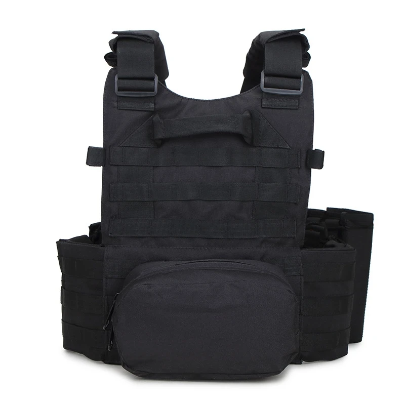 Men's Tactical Vest Plate Carrier Outdoor CS Ammo Magazine Chest Rig Hunting Clothing Airsoft Paintball Gear Multi-pocket | Спорт и