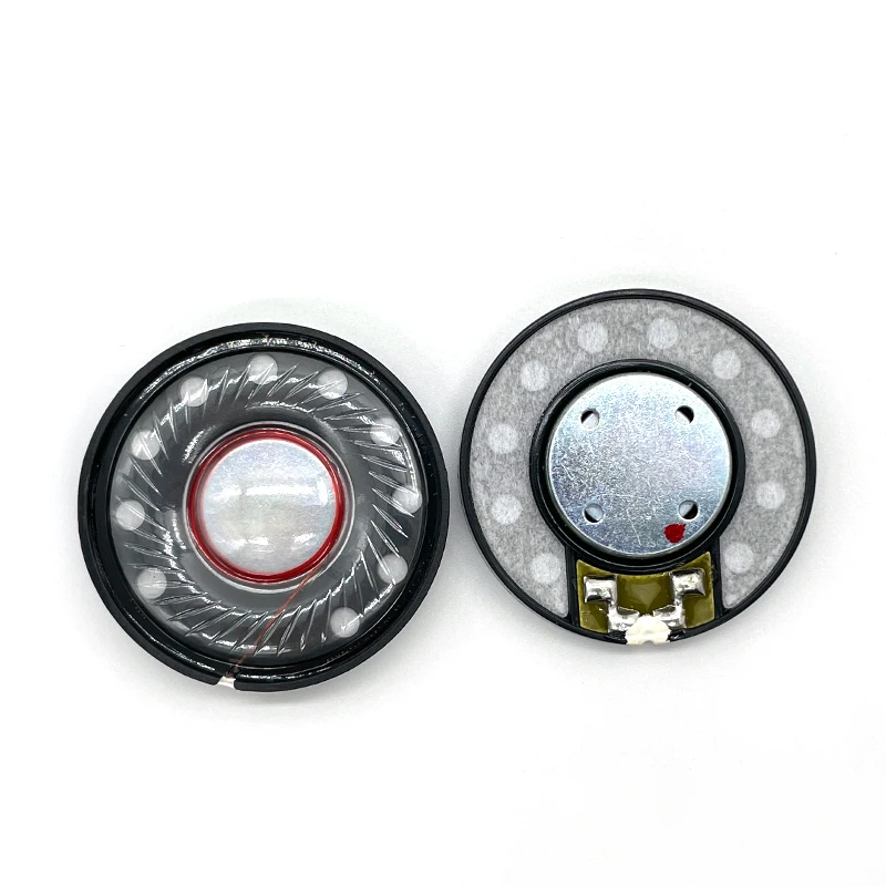 

2pcs Transparent 40MM 32 ohm DIY Headphone Speaker Unit Full Range Magnetic Replacement Loudspeaker Driver