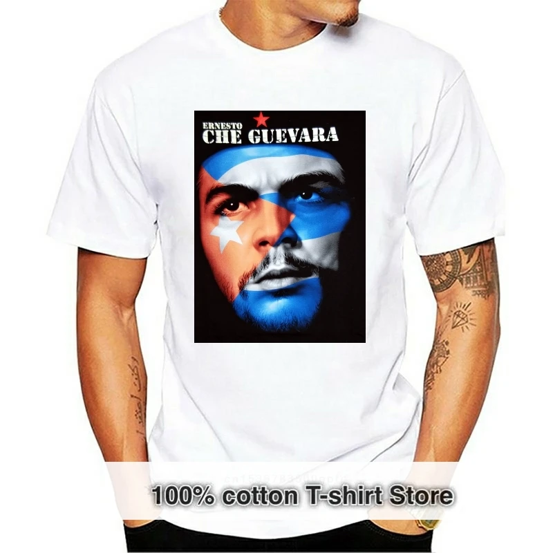 

Che Guevara-camiseta negra de manga corta para hombre talla M-XXXL