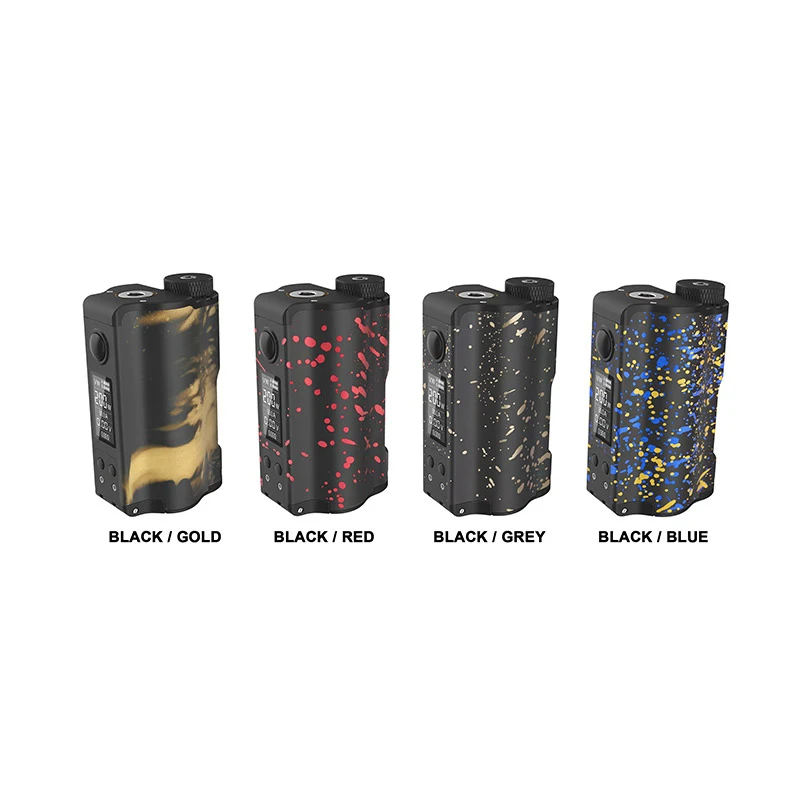 Электронная сигарета DOVPO Topside Dual 200 Вт Vape Mod Top Fill TC Squonk 10 мл Питание от двойной батареи 18650 испаритель VS Drag 2