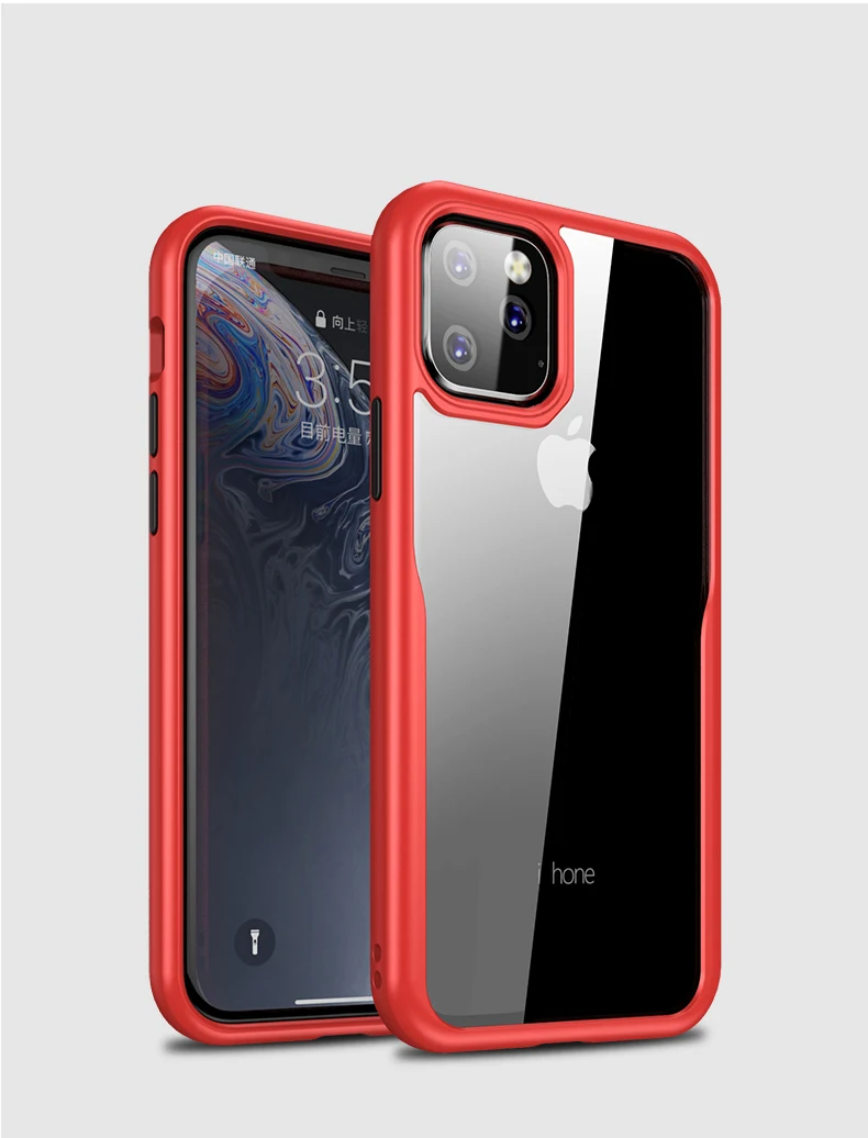 Противоударный чехол для iPhone 11 Pro, [военный класс, протестированный при падении] [2-го поколения] Полупрозрачный матовый чехол с мягкими краями