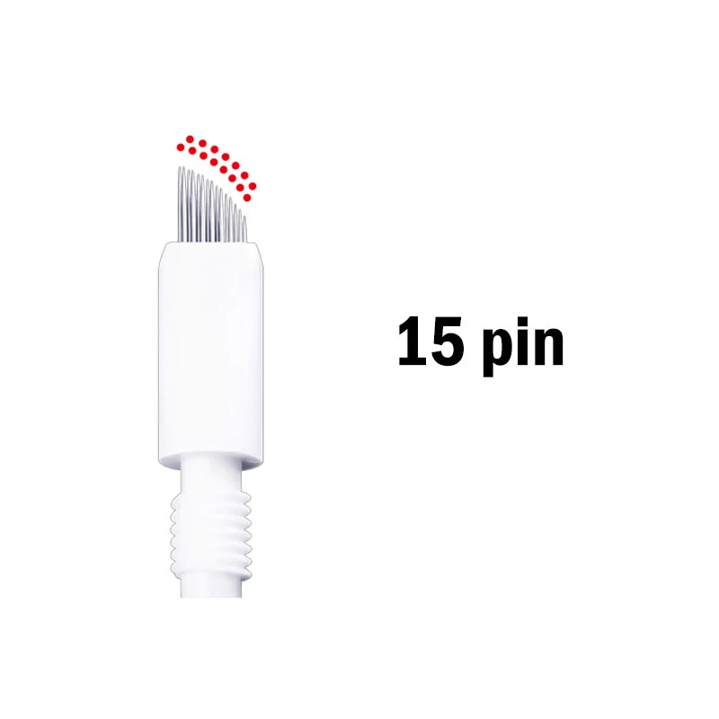 

5pcs Schurft-gratis handmatige pen naald Microblading tattoo blade Licht zuurstof naald voor fog wenkbrauw en lip