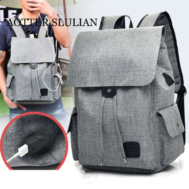 Новейшая usb зарядка для ноутбука женская сумка унисекс мужчин мальчиков