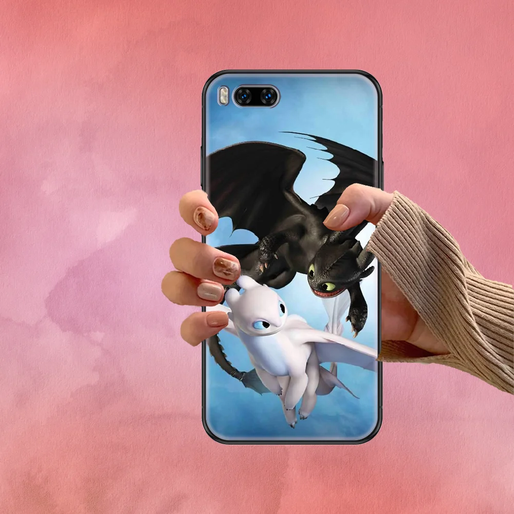 

How to Train Cartoon Your Dragon Phone case For Xiaomi Mi Max Note 3 A2 A3 8 9 9T 10 Lite Pro Ultra black 3D back trend bumper