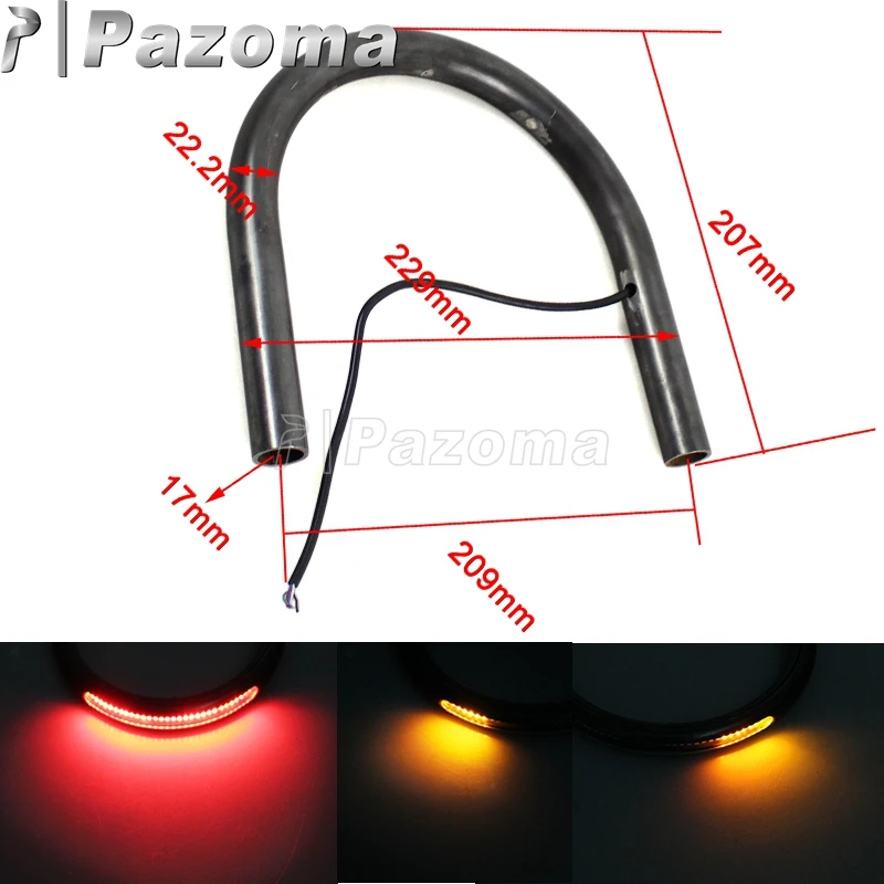 Кольцо для сиденья с изменяемой трубкой 7/8 дюйма 1 дюйм со светодиодным стоп