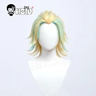 Парик для косплея хайтани риндоу из Токио, с короткими волосами светло-голубого цвета смешанного цвета, с шапочкой, с токийским Revengers
