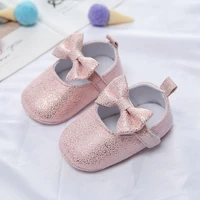 newborn baby girls shoes sweet sequins princess first walkers with bow girl shallow soft soled non slip crib shoes12