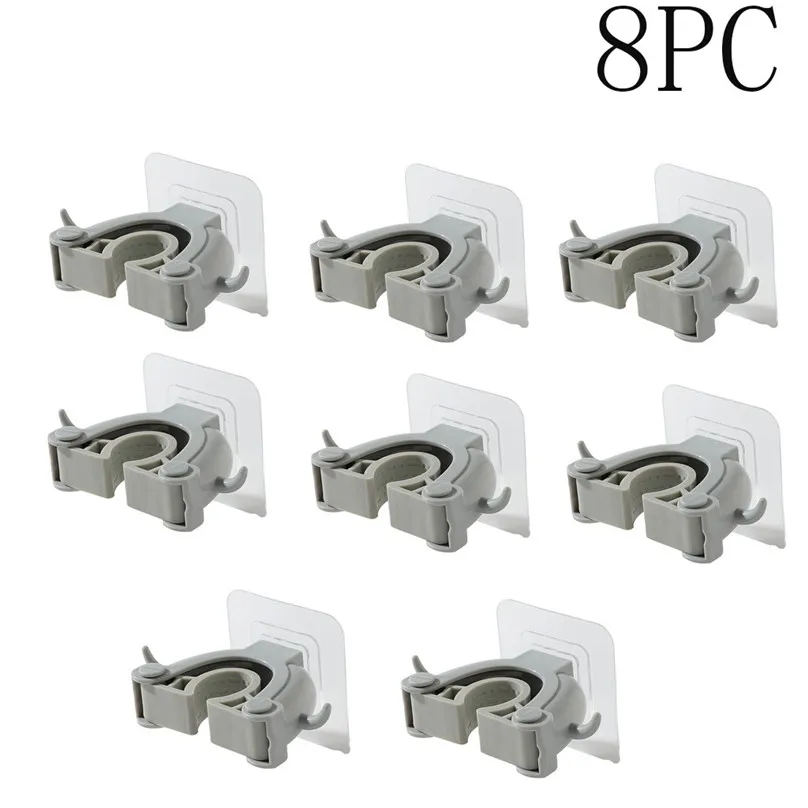 3/5/8 стержень шт держатели Ванная комната полки настенные Швабра Органайзер