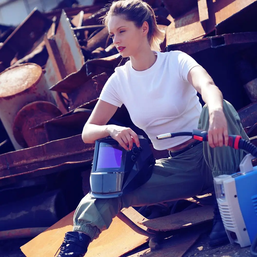 Сварочная маска YESWELDER для сварки с фильтром 1/1/1 шлем автоматическим затемнением