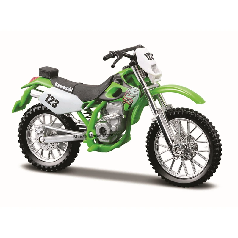 

Maisto 1:18 scale Kawasaki KLX 250SR motorcycle replicas with authentic details motorcycle Model collection gift toy