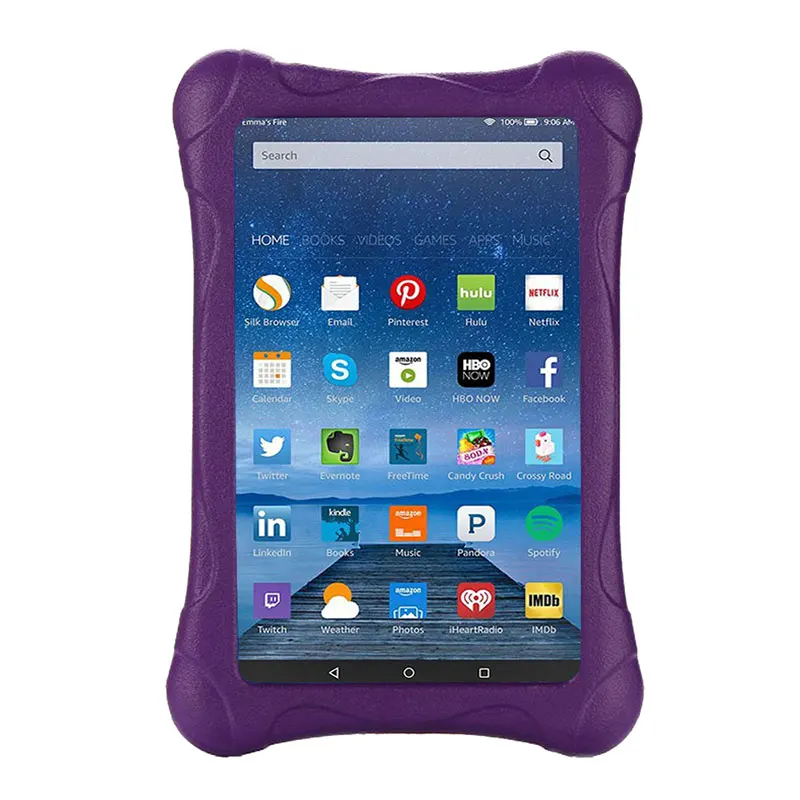 Детский противоударный чехол-подставка с ручкой для Amazon Kindle Fire 7 выпуска EVA Foam защитный чехол для планшета для детей