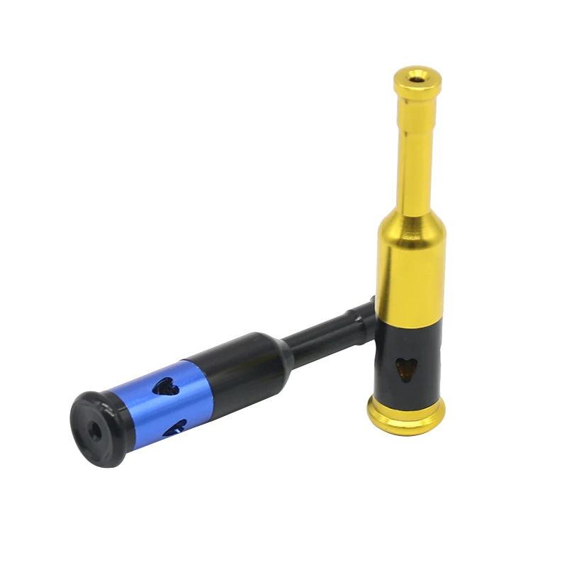 1 шт. Модная креативная портативная трубка для курения из алюминиевого сплава