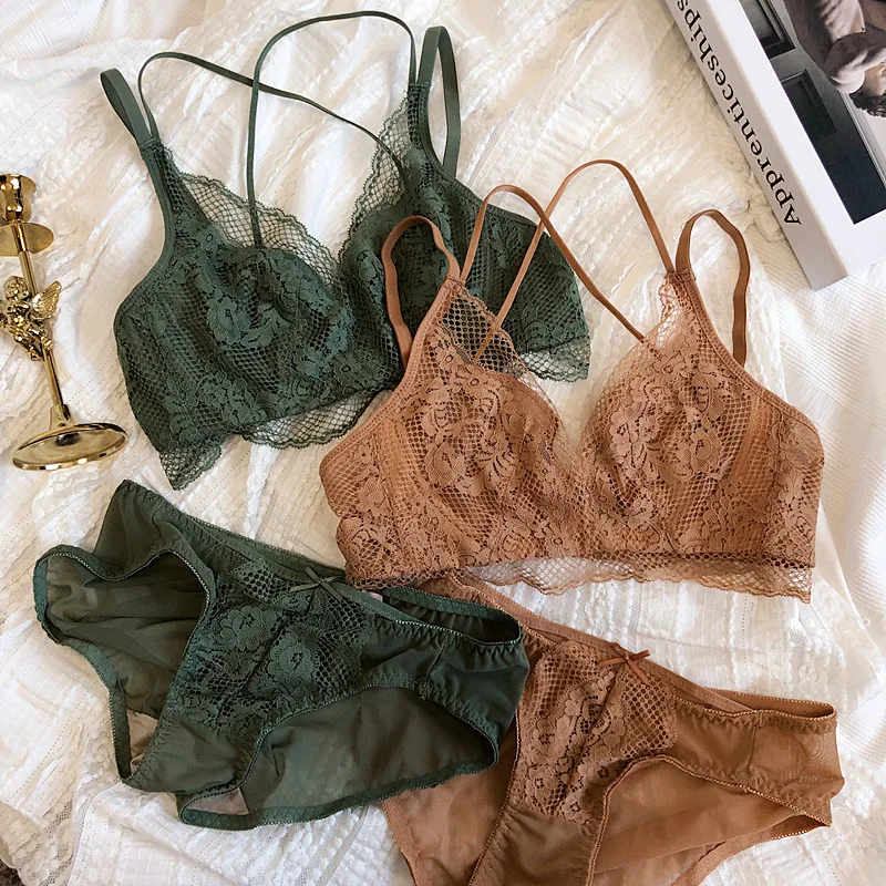 Сексуальный кружевной бюстгальтер с тонкой хрустальной чашкой красивой спиной и