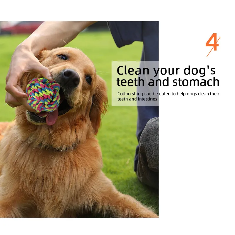 Mosodo собака игрушки щенок жевать прорезывания зубов хлопковая Веревка Узел