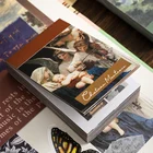 50 листов портативных наклеек Книга в эстетике Клод Моне Ретро коллекция буклет Скрапбукинг DIY творческие канцелярские наклейки
