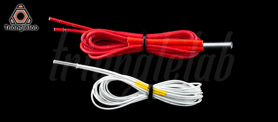 Trianglelab 104GT-2 термистор картридж и нагреватель картридж для E3D hotend v6 нагревательного блока для вулкан нагреватель Блок