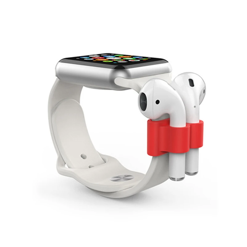 Держатель для наушников с защитой от потери силиконовый чехол Airpods 2 ремешок