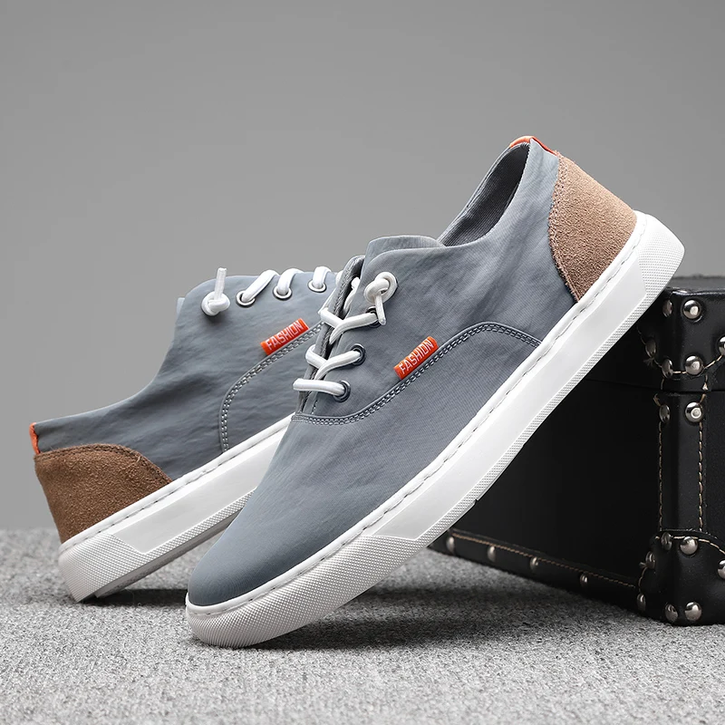 Men's Skateboarding Shoes 2020 High Top Flats Sneakers Men Breathable Street Sports Shoes Trainers Jogging Shoes Chaussure Homme