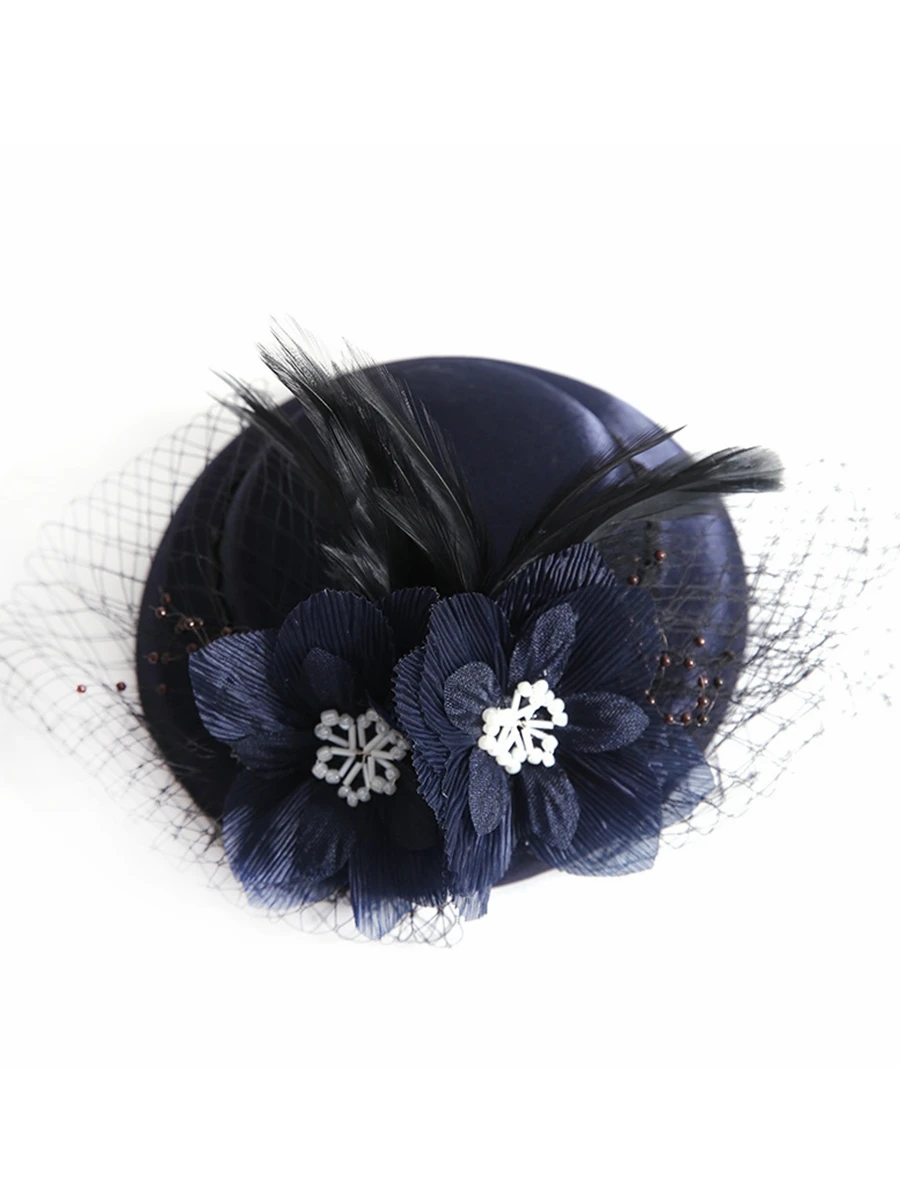 

White Fascinator Hats For Weddings Church Women Derby Pillbox Hat With Veil Black Fedoras Vintage Ladies Party Elegant