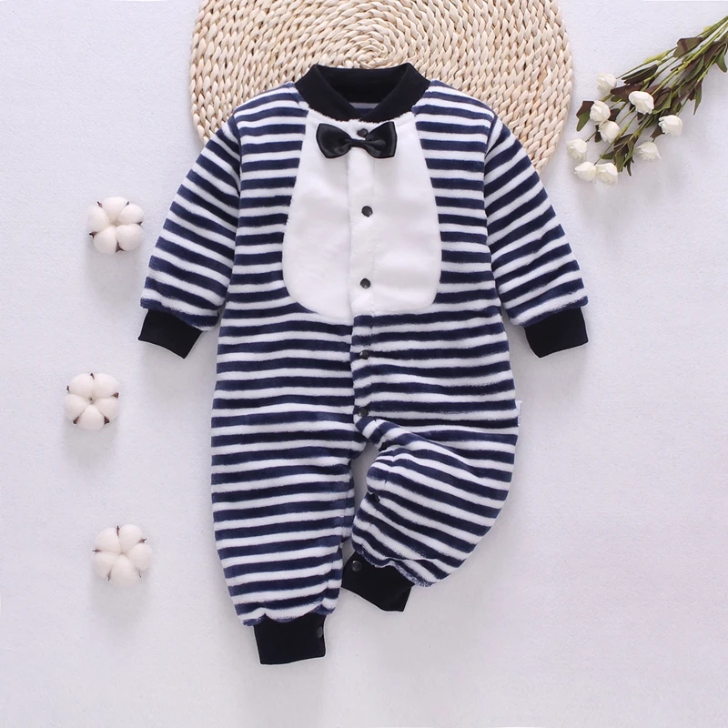 Unisex Baby winter clothes Flannel romper soft Newborn Clothing Roupas Infant jumpsuit rompers for baby boy |