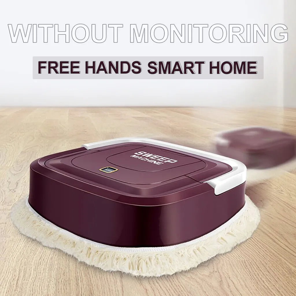 Интеллектуальный робот-пылесос Lazy с USB зарядкой беспроводной пылесос коврик