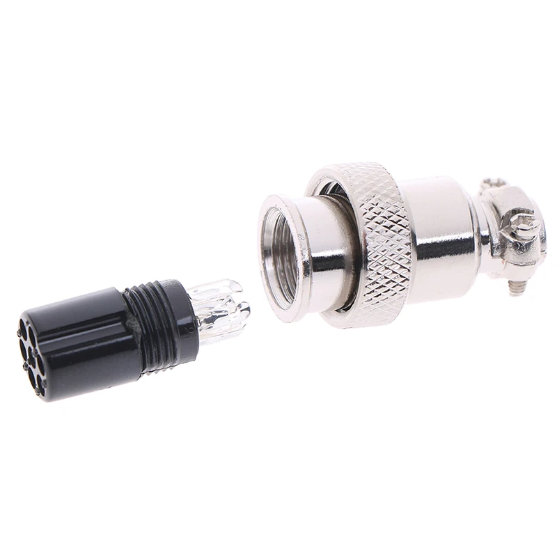

1PC Aviation Plug Male & Female Wire Panel Metal Connector Plug Dia 12 mm 2/3/4/5/6/7 Pin GX12