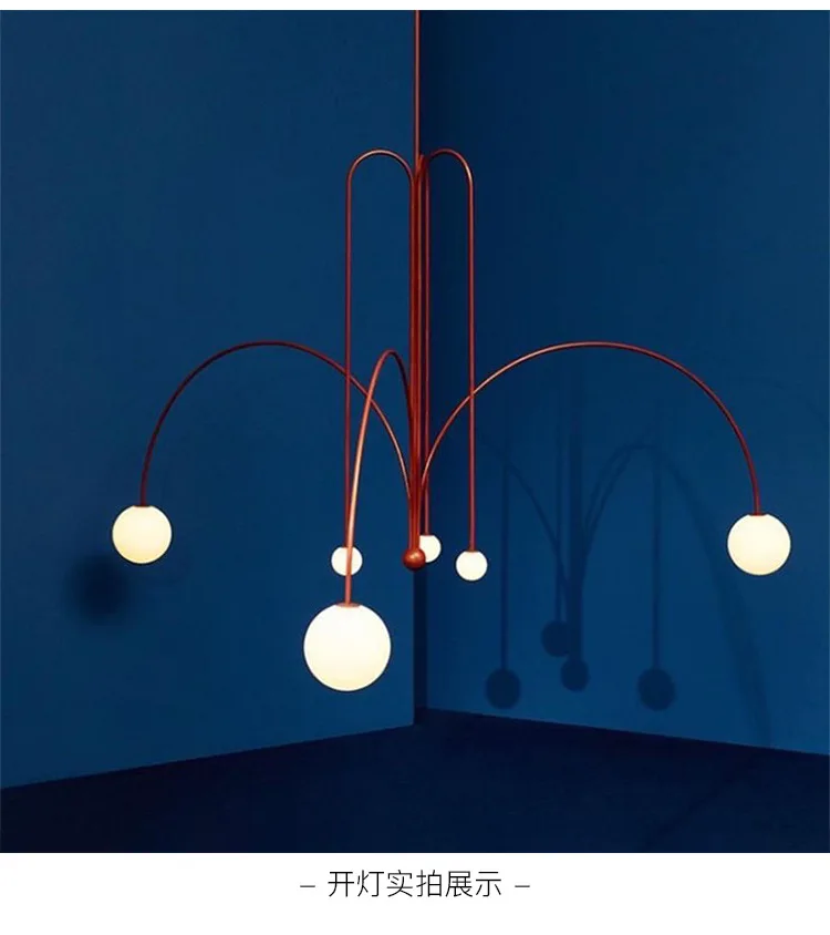 Постмодерн Креативные люстры для гостиной столовой спальни учебы кафе магазин