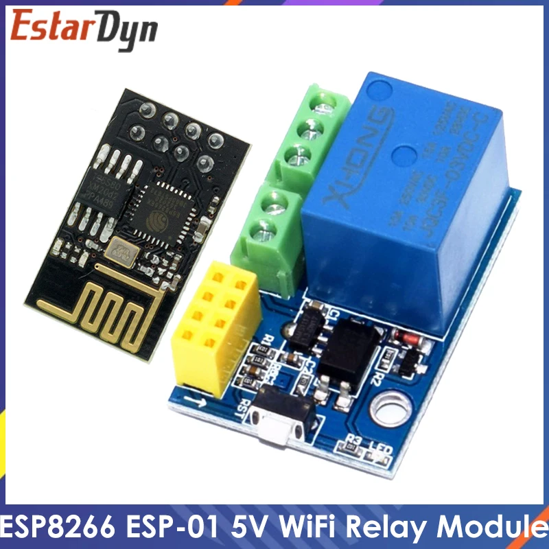 Модуль дистанционного управления для умного дома ESP8266, ESP-01, ESP-01S, 5 В, Wi-Fi, беспроводной Wi-Fi модуль для ARDUINO