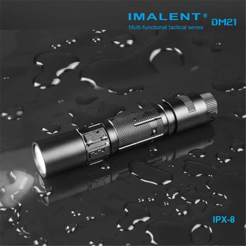 IMALENT DM21 L2 U4 светодиодный фонарик и быстросъемный рукав Интеллектуальная Зарядка для поиска походный фонарь прожектор лампа