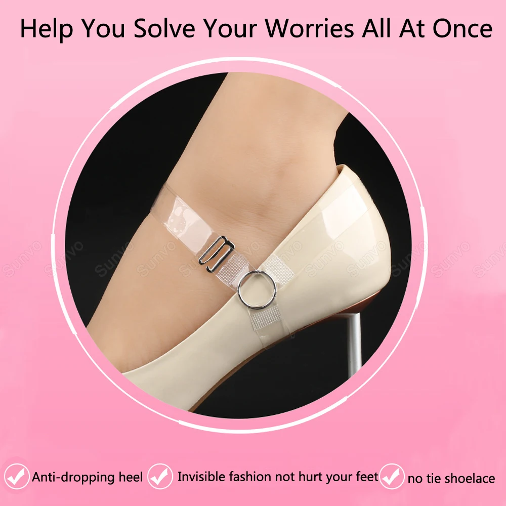 Elastic Shoelaces for Women High Heels Shoelace Strap Fashion Shoestrings Anti-loose Heels Laces Holding Loose Shoe Accesories