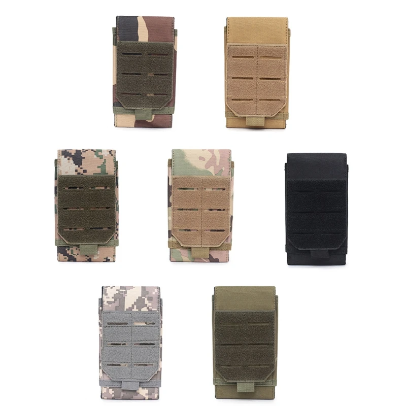 

600D EDC Molle на открытом воздухе мобильный телефон поясная сумка жилет пакет мобильного телефона держатель N58B