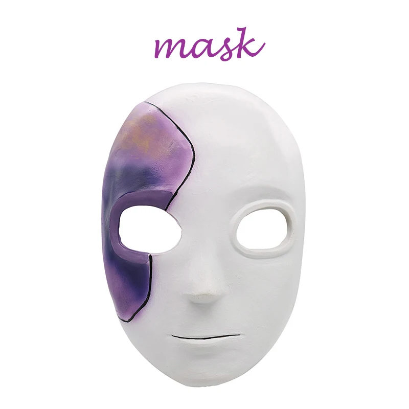 mask Новая игра Салли латексная маска парик костюм для взрослых женщин мужчин Хэллоуин вечерние salyface парики Салли маски для лица Косплей Реквизит - Цвет: mask