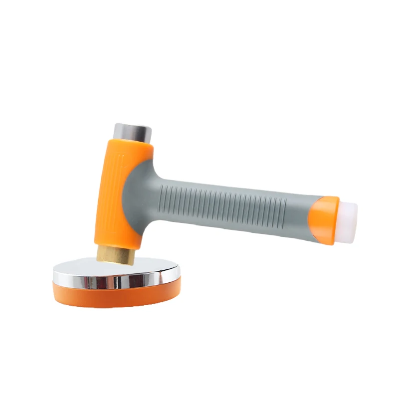 

XUQIAN Hot Sale 17cm with Steel And Brass Hammer for Family Craft Working Jewelry Stamping Hammer Leather Tool L0093